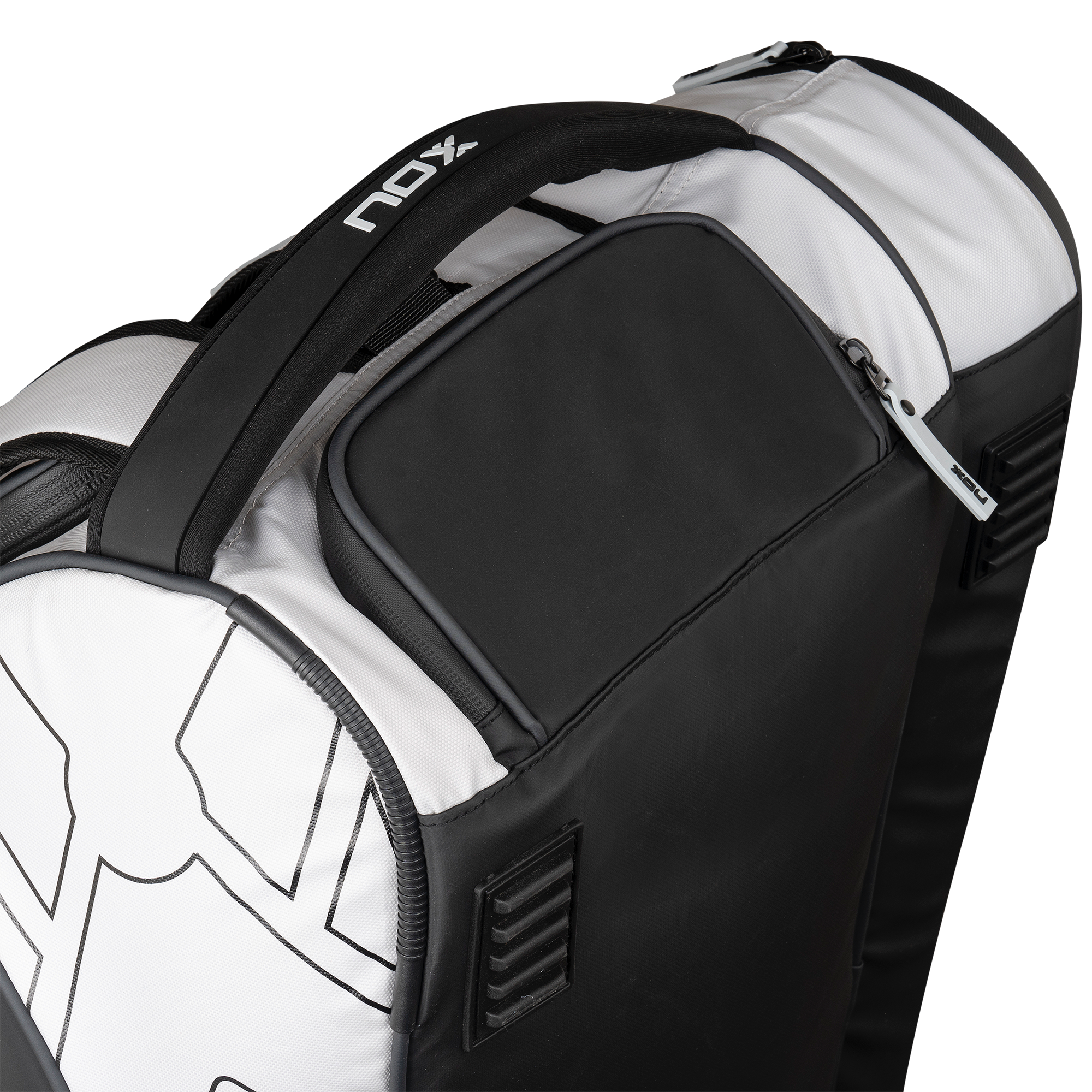 Padelio krepšys Nox Luxury Master Series Black/White - Image 11