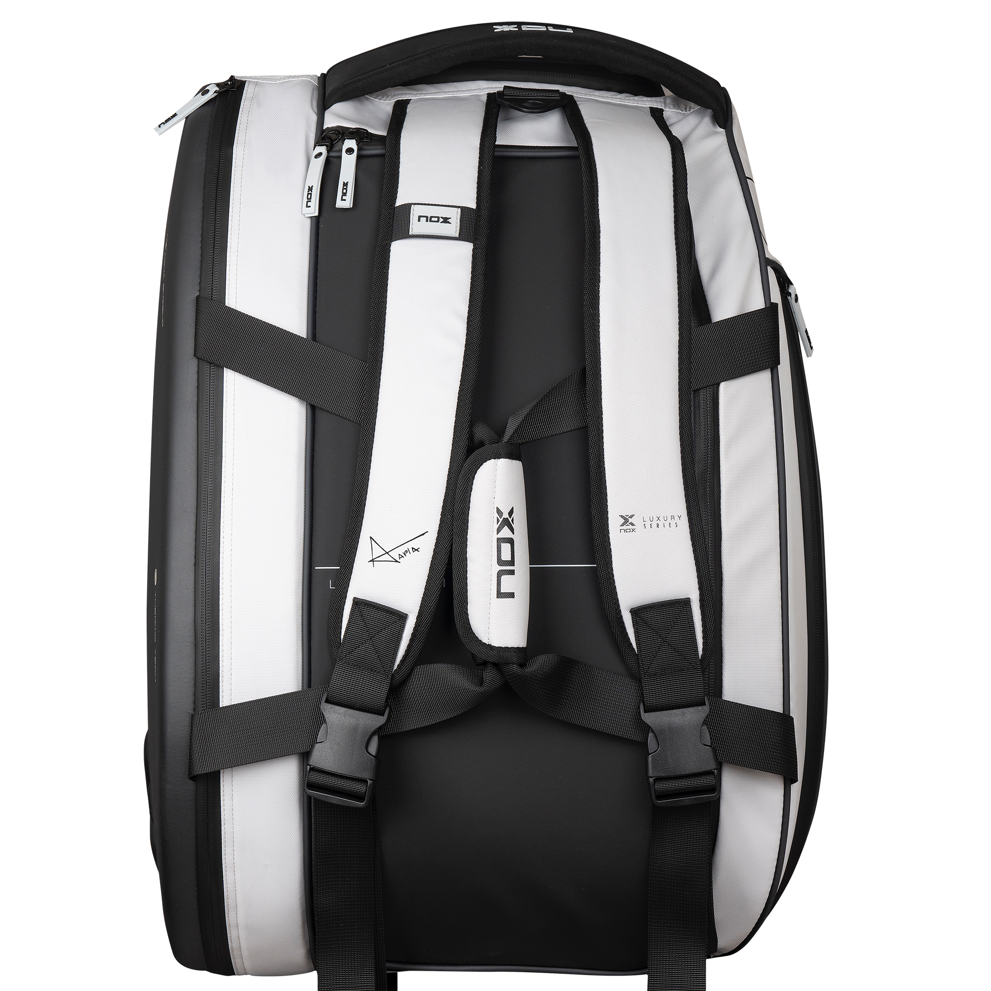 Padelio krepšys Nox Luxury Master Series Black/White - Image 7