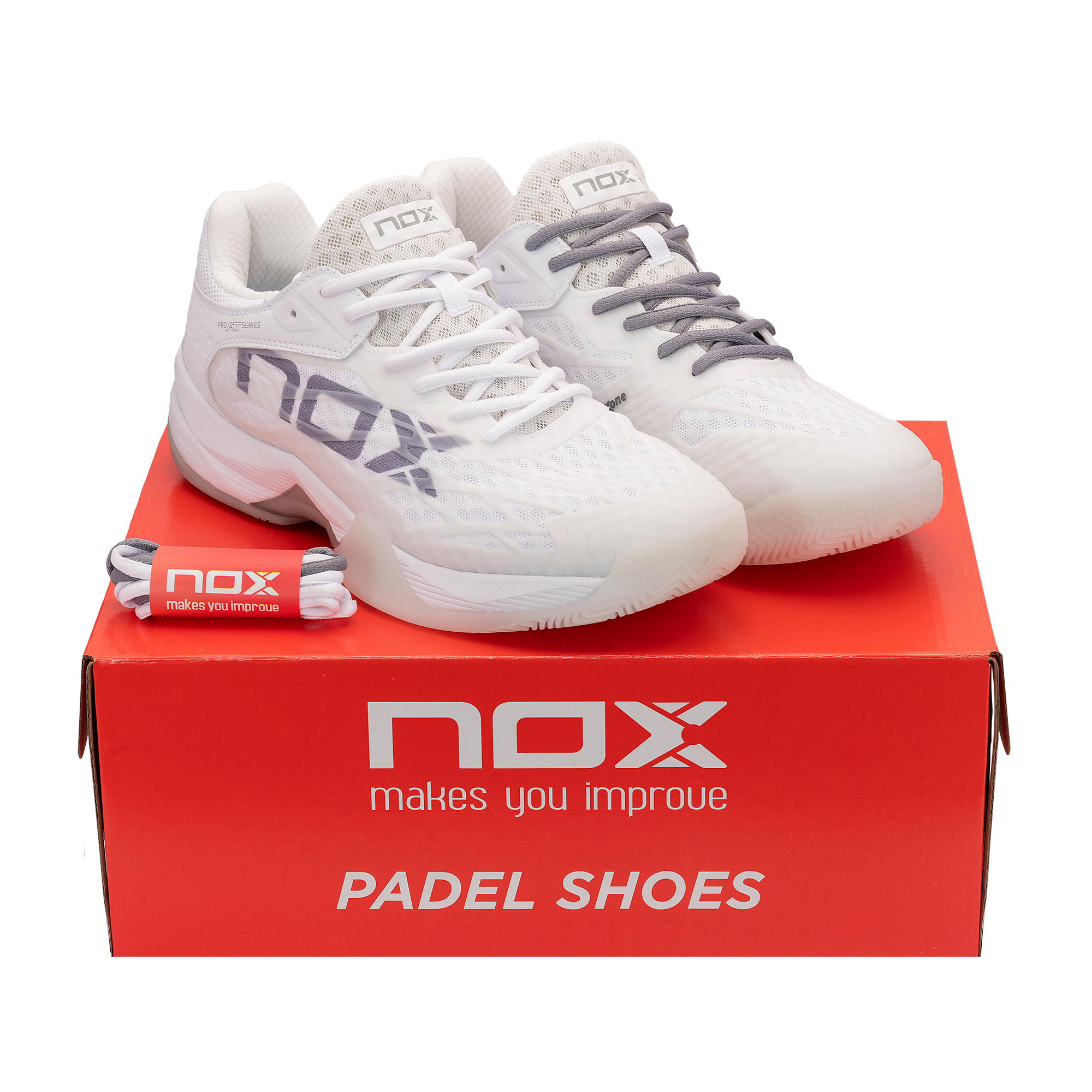 Padelio batai NOX AT LUX White/Grey - Image 14