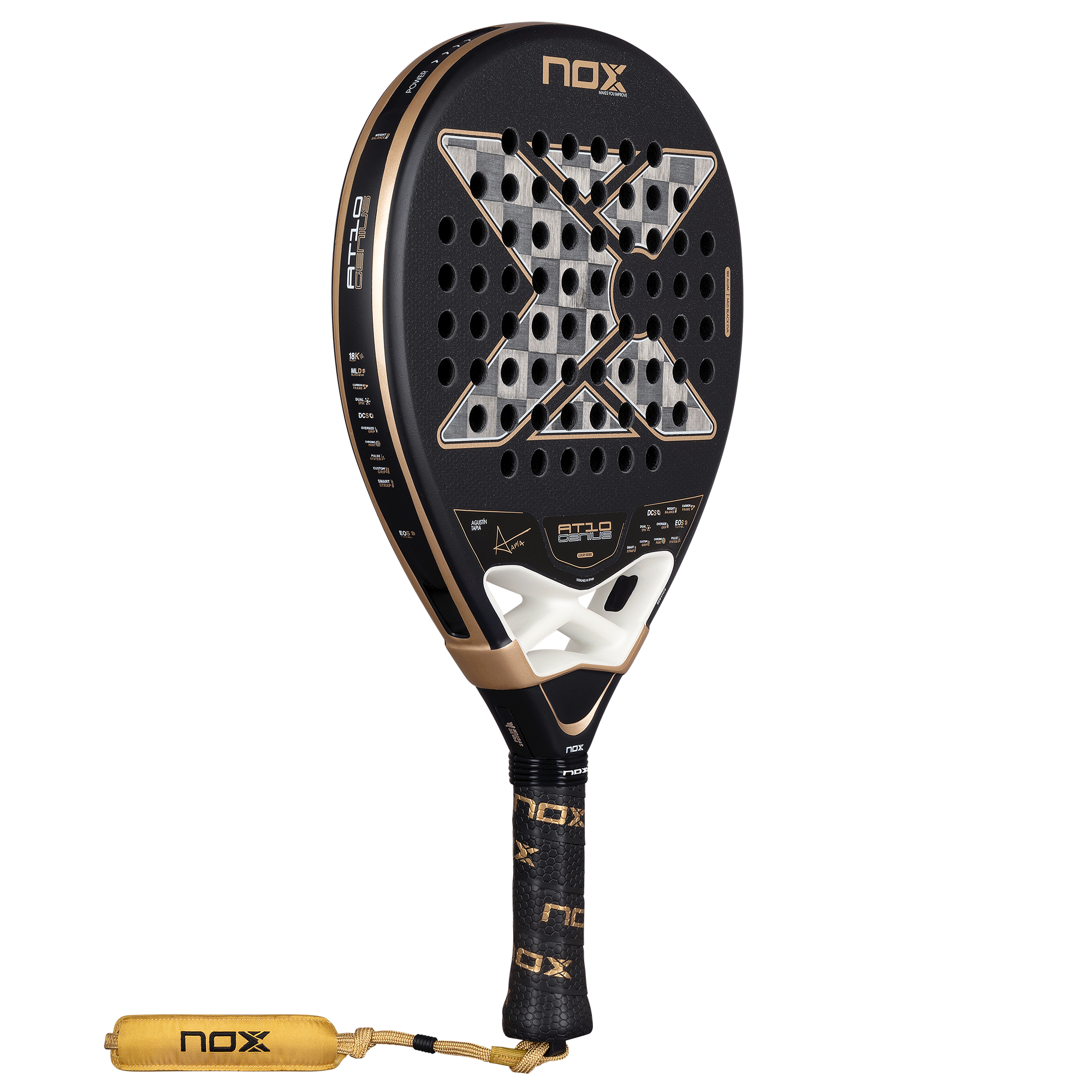 Padelio raketė AT10 Genius 18K ALUM by Agustin Tapia - Image 2
